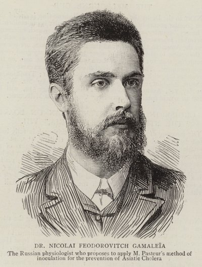 Dr Nicolai Feodorovitch Gamaleia (incisione) da English School