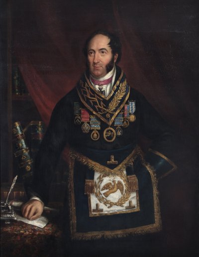 Dr Robert Thomas Crucefix, 1837 da English School