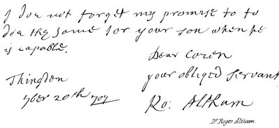 Dr Roger Altham da English School