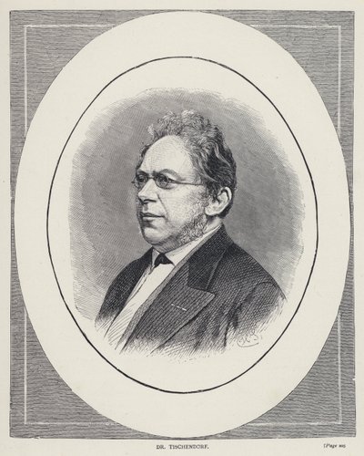 Dr Tischendorf (incisione) da English School