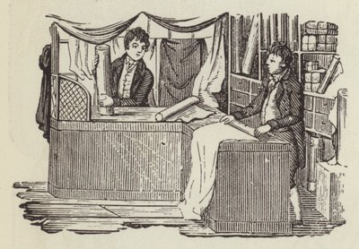 Negozio di drapperia (incisione) da English School