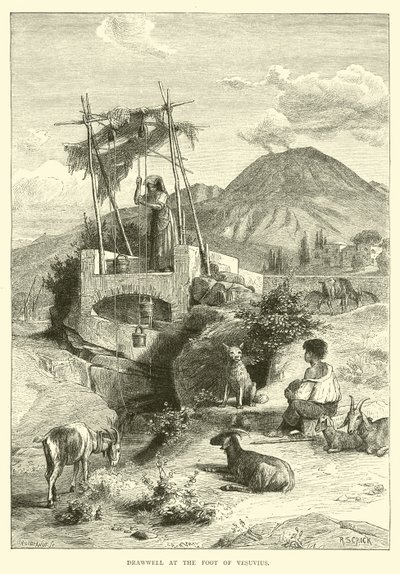 Pozzo ai piedi del Vesuvio da English School