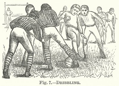 Dribbling (incisione) da English School