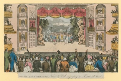 Drury Lane Theatre: Tom e Bob che si godono uno spettacolo teatrale da English School