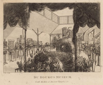 Museo Du Bougs, modelli in sughero di templi antichi da English School