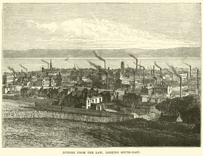 Dundee dal Law, vista verso Sud-est da English School
