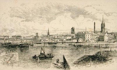 Dundee nel c.1880, da 