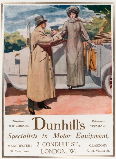 Dunhills, specialisti in attrezzature per motori, 2 Conduit Street da English School