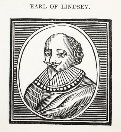 Conte di Lindsey, illustrazione da Chap-books del XVIII secolo di John Ashton, pub. 1882 da English School