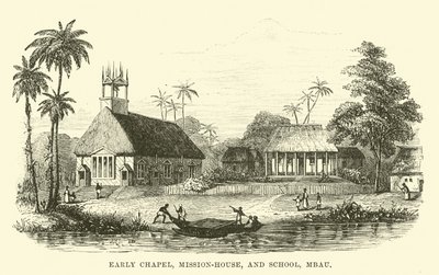 Prima cappella, casa missionaria e scuola, Mbau da English School