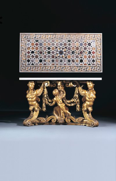 Tavolino Early George II, progettato da Richard Boyle e William Kent da English School