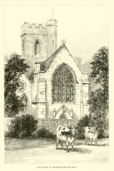 Estremità orientale della Chiesa di Folkestone da English School