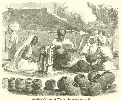 Vasai orientali al lavoro, Geremia, xviii, 2 da English School