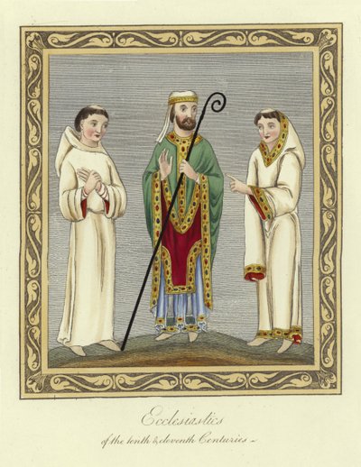 Ecclesiastici dei secoli X e XI da English School