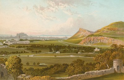 Edimburgo dal Castello di Craigmillar da English School