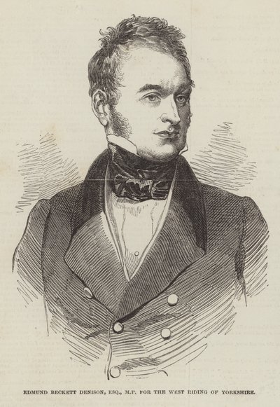 Edmund Beckett Denison, Esquire, MP, per il West Riding dello Yorkshire da English School
