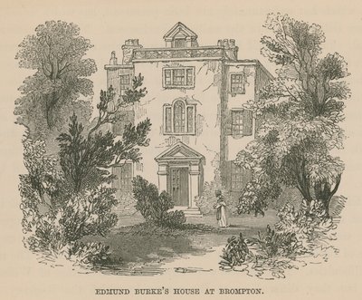 Casa di Edmund Burke a Brompton, Londra da English School