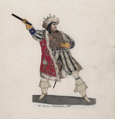 Edmund Kean come Re Riccardo III da English School