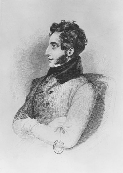 Edward Bulwer-Lytton, Lord Lytton (incisione) da English School