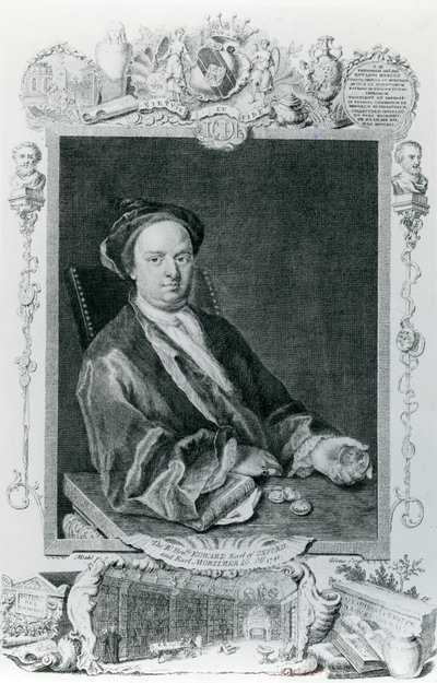 Edward Harley, 2º Conte di Oxford (1689-1741) da English School