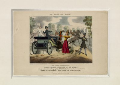 Edward Oxford che spara alla Regina, salvata da Britannia da English School