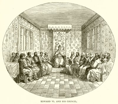 Edoardo VI e il suo Consiglio da English School