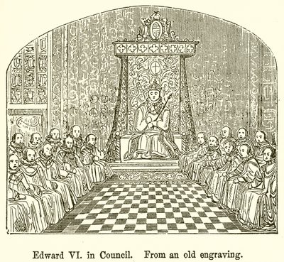 Edoardo VI in consiglio da English School