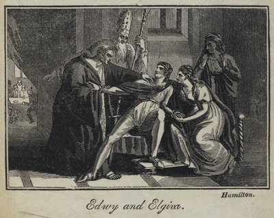 Edwy e Elgiva (incisione) da English School