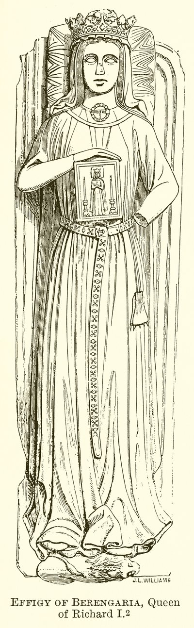 Effigie di Berengaria, Regina di Riccardo I da English School