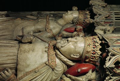 Effigie di Enrico IV (1367-1413) sulla sua tomba nella Cattedrale di Canterbury da English School