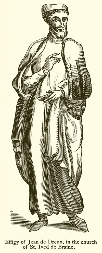 Effigie di Jean de Dreux, nella Chiesa di St. Ived de Braine da English School