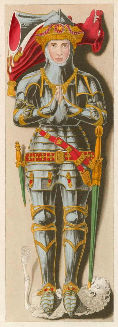 Effigie di Sir Richard Vernon, 1450 da English School