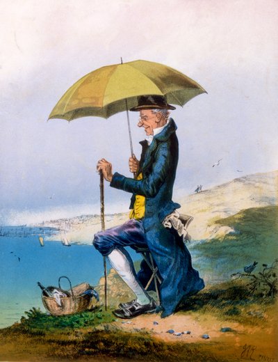 Otto ore al mare per tre scellini, stampa realizzata da A. Concannen, 1873 da English School