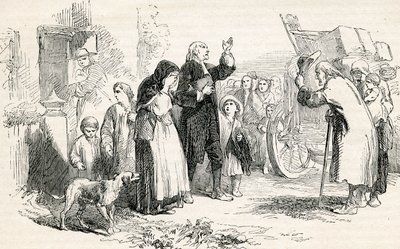 Espulsione dei Nonconformisti nel Giorno di San Bartolomeo, XIX secolo da English School
