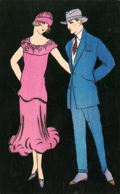 Coppia elegante da English School