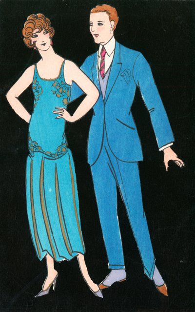 Coppia elegante da English School