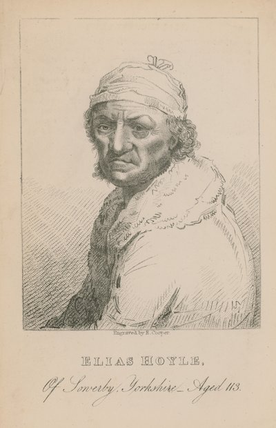 Elias Hoyle, di Sowerby, Yorkshire, di 113 anni da English School