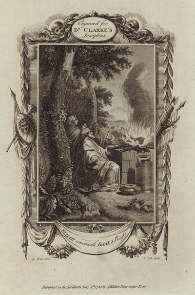 Elia convince i sacerdoti di Baal da English School