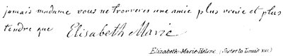 Elisabetta-Marie-Helene, (Sorella di Luigi XVI) da English School