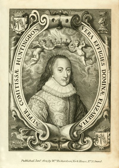 Elizabeth, Contessa di Huntington da English School