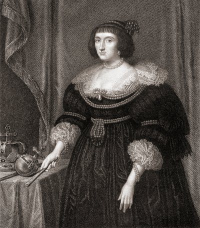 Elisabetta, Regina di Boemia, da Lodges British Portraits, 1823 da English School