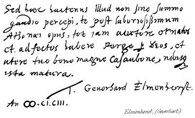 Elmenhorst, (Geverhart) da English School