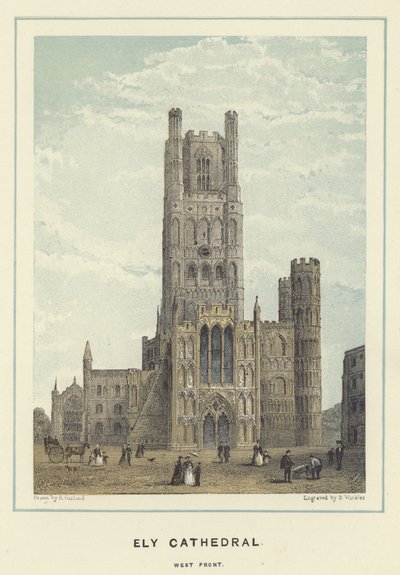 Cattedrale di Ely, facciata ovest da English School