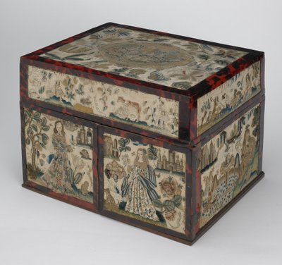 Scrigno ricamato, c.1660 da English School