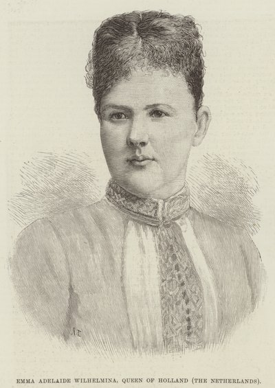 Emma Adelaide Wilhelmina, Regina d