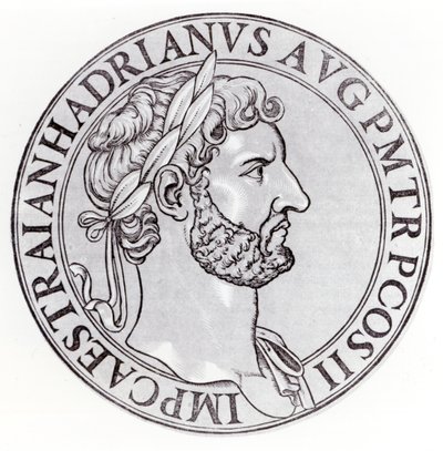 Imperatore Adriano (76-138) da English School