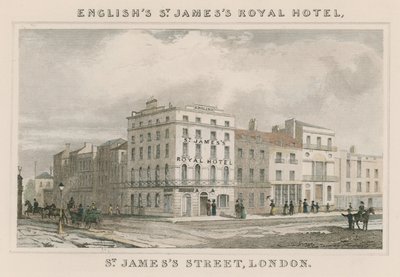 Hotel Reale di St James di English, St James Street, Londra da English School