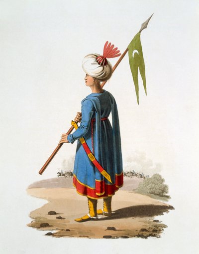 Portabandiera degli Spahis, 1818 da English School