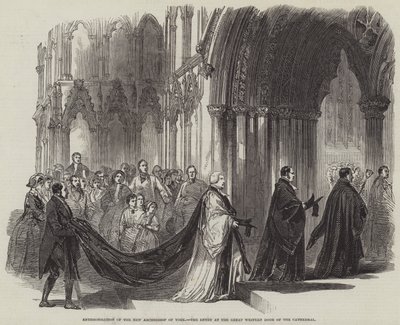 Intronizzazione del nuovo Arcivescovo di York, l