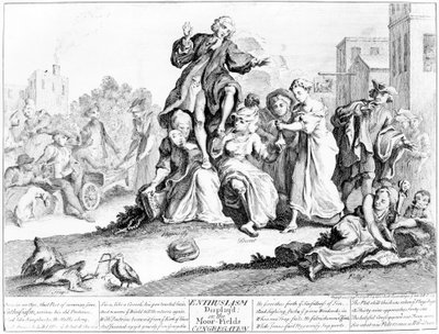 Entusiasmo mostrato, o la congregazione di Moor Fields da English School